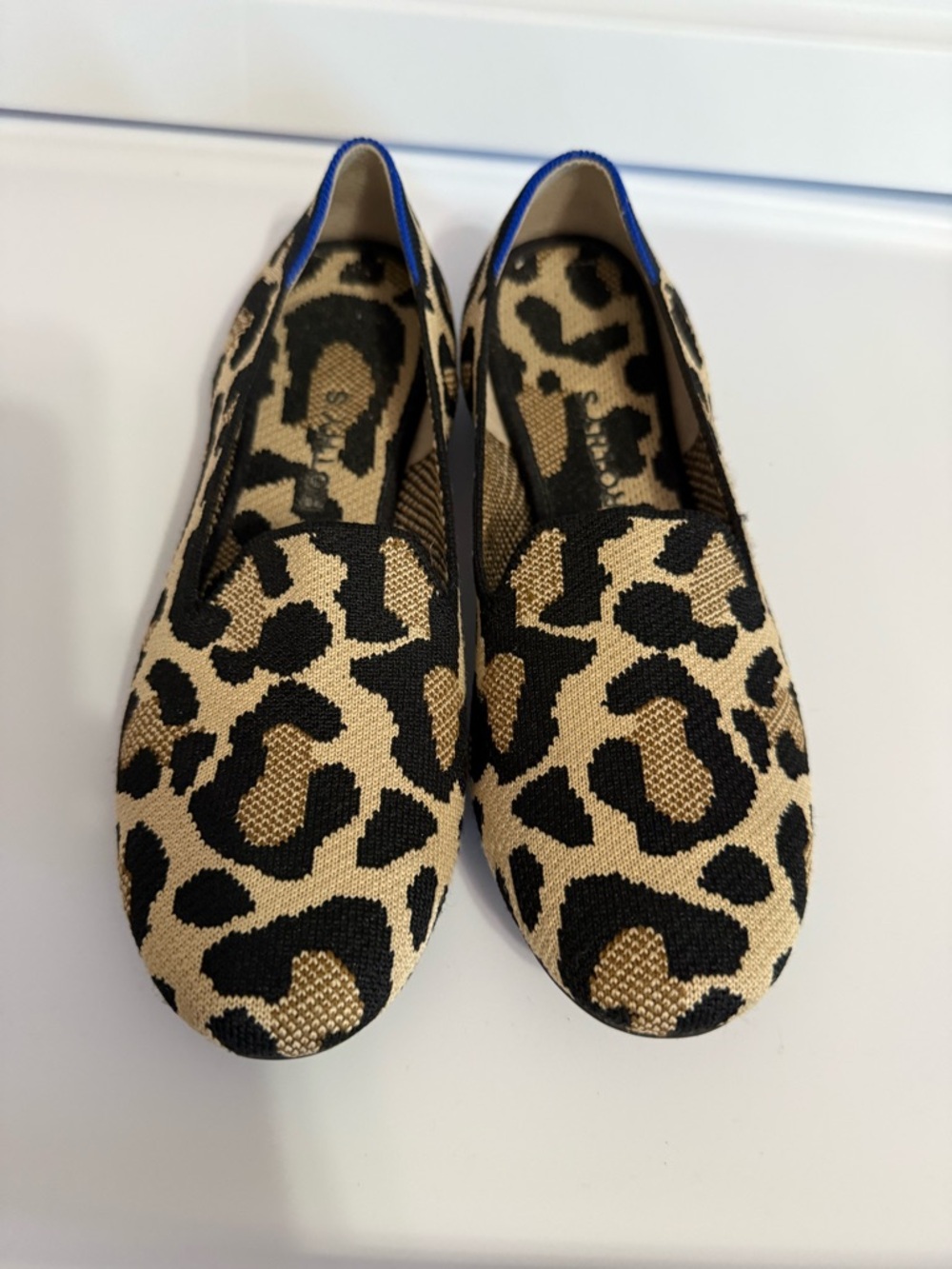 Rothy's The Almond Loafer Sz 9 Desert Cat Leopard - Picture 2 of 6